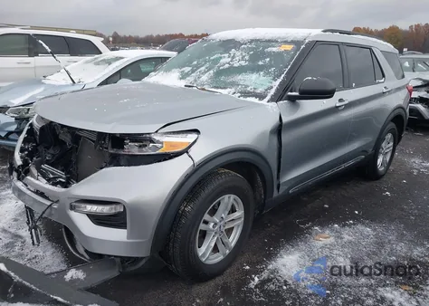 2022 Ford Explorer Xlt из США, поврежденный, VIN 1FMSK8DH1NGA41751
